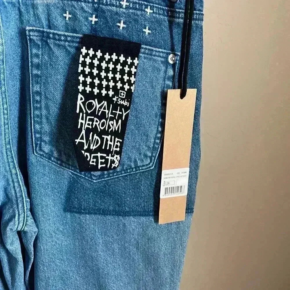 KSUBI Skinni Pini Patch N Punch Overalls Size‎ 26 - Picture 15 of 15